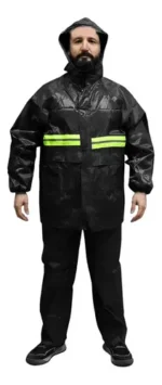 Piloto Rompe Viento De Lluvia Impermeable Con Capucha 90478 - Imagen 13