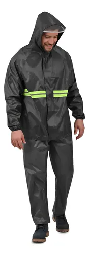 Piloto Rompe Viento De Lluvia Impermeable Con Capucha 90478 - Imagen 1