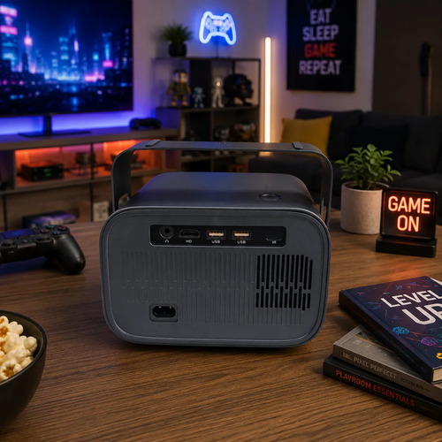 Proyector Led Full Hd 4k Bluetooth 7390 - Imagen 2