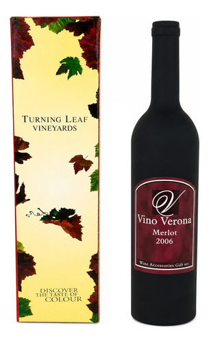 Estuche botella de vino con 5 accesorios - Imagen 5