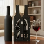 Estuche botella de vino con 5 accesorios - Imagen 2