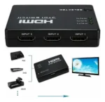 Selector switch HDMI con 3 puertos y control remoto - Imagen 5