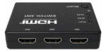 Selector switch HDMI con 3 puertos y control remoto - Imagen 4