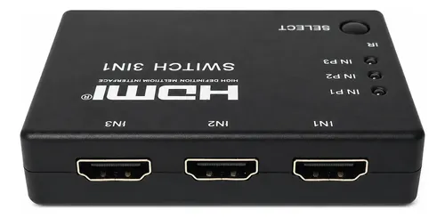 Selector switch HDMI con 3 puertos y control remoto - Imagen 4