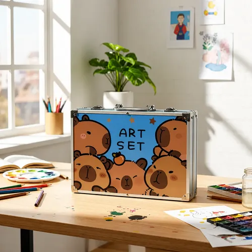 Set arte y dibujo en maletín metálico 52ma1 - Imagen 37