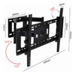 Soporte Tv Led Articulado Doble Brazo 40 A 80 Pulgadas Cp502 - Imagen 5