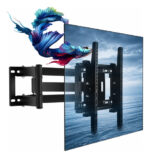Soporte Tv Led Articulado Doble Brazo 40 A 80 Pulgadas Cp502 - Imagen 2