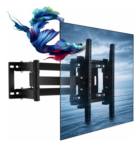 Soporte Tv Led Articulado Doble Brazo 40 A 80 Pulgadas Cp502 - Imagen 2