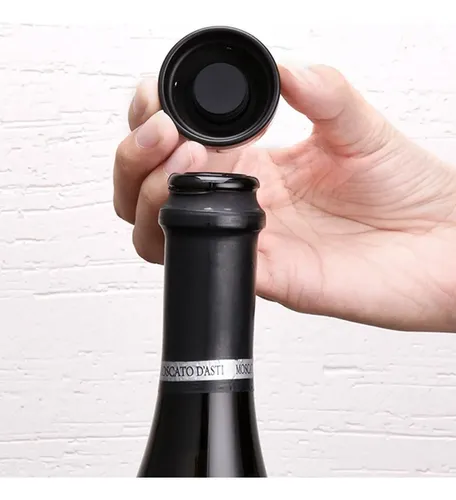 Tapon Hermetico Para Sellar Botellas De Vino Cerveza Cc6576 - Imagen 6