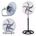 Ventilador de pie 3 en 1 de 5 aspas 18 pulgadas