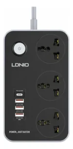 Zapatilla 3 Usb 3 Toma Corrientes 220v 2500w 8801 - Imagen 6
