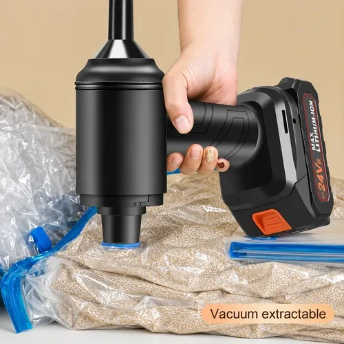 Aspiradora Recargable Portatil Para Auto Y Hogar Ma-530 Negro - Imagen 4