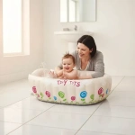 Bañera inflable plegable para bebés – vista superior