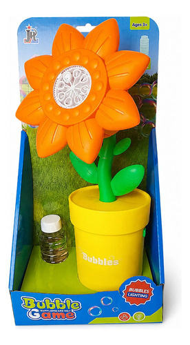 Burbujero automático flor girasol con luces infantil 24086 - Imagen 3