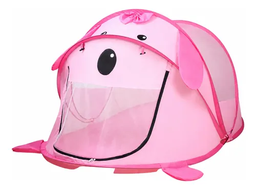 Carpa Casita Infantil Plegable Pop Up Perro Rosa Mt08988