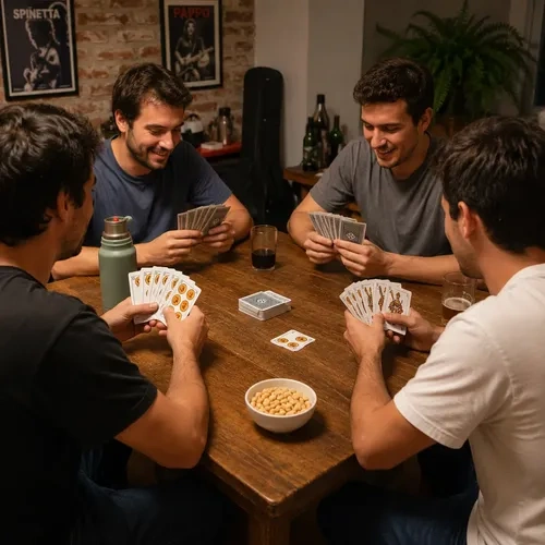 Cartas Estilo Español 50 Naipes Juego De Mesa Para Truco – vista superior
