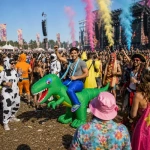 Disfraz dinosaurio inflable para fiesta Halloween Fz1814 - Imagen 6