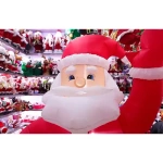 Papá Noel inflable de navidad con luz LED 120 cm 25390 – vista superior
