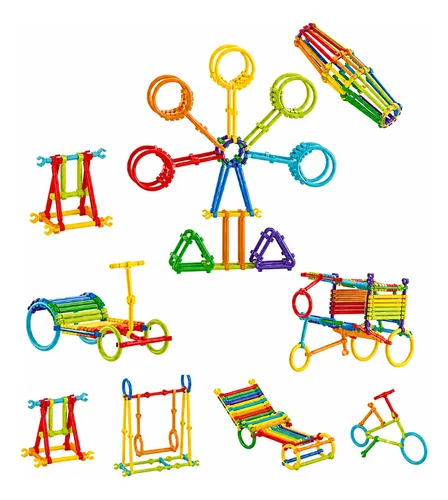 Juego De Bloques Construccion 420 Piezas Juguete 24030-a - Imagen 3