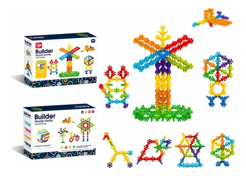 Juego De Bloques Encastre 160 Piezas Juguete De Niños 019-a - Imagen 8