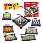 Juego de mesa familiar 7 en 1 ajedrez ludo damas 24125 – detalle del producto