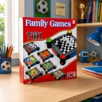 Juego de mesa familiar 7 en 1 ajedrez ludo damas 24125 – accesorios incluidos