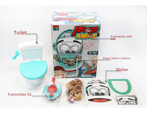 Juego lanza poop divertido familiar infantil para niños 019-g - Imagen 8