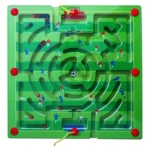 Laberinto Juego Didáctico De Madera Infantil Cubeta – colores disponibles