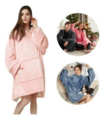 Buzo oversize corderito con capucha Fr1 - Imagen 4