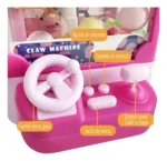 Mini Máquina Expendedora Peluches Con Luz Y Sonido C9000 Verde - Imagen 27