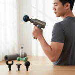 Mini pistola masajeadora inalámbrica rehabilitación muscular – imagen 17