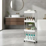 Carrito organizador 4 estantes con ruedas jc066