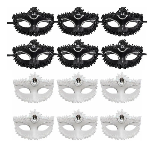 Antifaz X12 Mascaras Carnaval Venecia Cotillon Fiestas 90514
