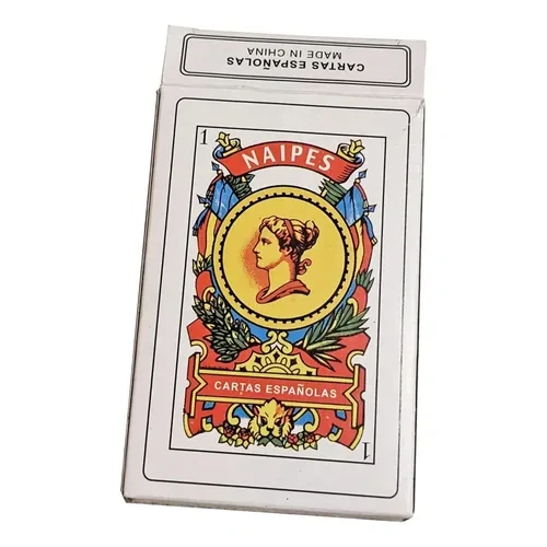 Pack X12 mazos de cartas españolas 50 naipes – vista lateral