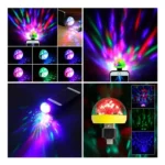 Pack X5 Mini Esfera Rgb Usb Otg Audiorritmica Para Celular - Imagen 4