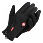 Pack X6 Guantes Tacticos Cierre Impermeables Moto Nieve Negro Único - Imagen 3