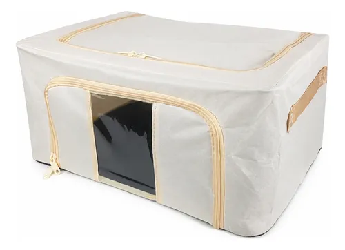 Pack X 12 cajas organizadoras de ropa plegable 50 Lts Bz6799 - Imagen 6