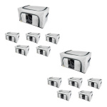 Pack X 12 cajas organizadoras de ropa plegable 50 Lts Bz6799 - Imagen 10