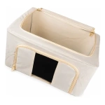 Pack X 6 cajas organizadoras de ropa plegable 50 Lts Bz6799 – vista posterior