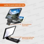 Pantalla gigante 3d para celulares – vista superior