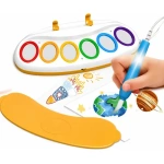 Pincel Mágico Con Paleta De Luces Para Pintar Arte 24126 Blanco