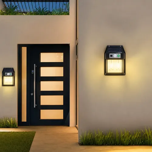 Reflector Led Solar Exterior Recargable 2w Modelo Zd-688 – vista lateral
