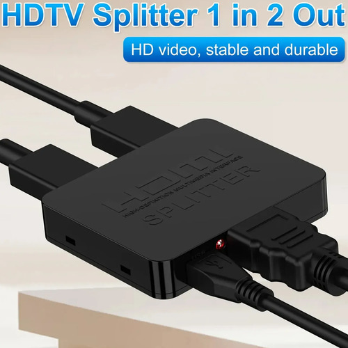 Splitter Hdtv 1x2 Activo 3d Full Hd 1080p Duplica Pantalla - Imagen 6
