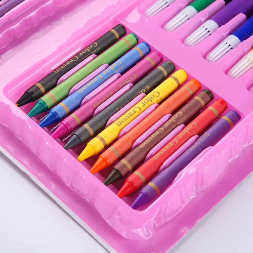 Valija escolar 42 piezas crayones y acuarelas 90550 – vista posterior