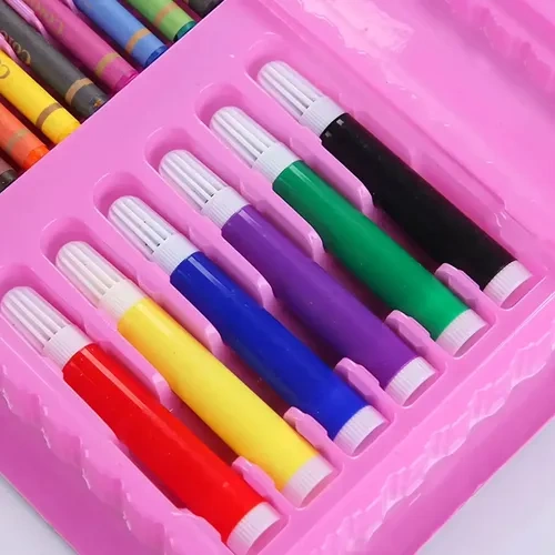 Valija escolar 42 piezas crayones y acuarelas 90550 – vista superior