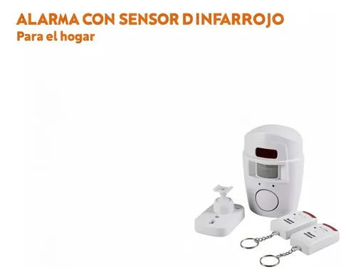Alarma Con Sensor De Movimiento Infrarrojo Sirena  Control R - Imagen 6