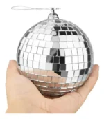 Bola Disco Espejada De Boliche 15 Cm Fiesta Cumpleaños Bol15 Transparente - Imagen 3