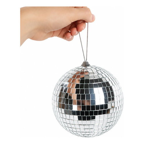 Bola disco espejada de boliche 15 cm para fiesta y cumpleaños Bol15