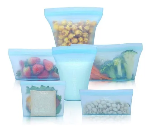 Bolsas Silicona X 2 Reutilizables Multifuncion Para Cocina - Imagen 17