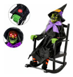 Bruja Animatronic Decoracion Halloween Cotillon Hda-05-01